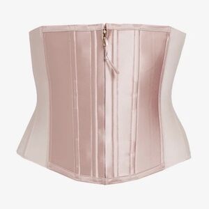 SPANX Cameo Blush Nude Under Sculpture Waist Cincher Corset Size Large 10212R